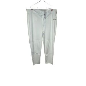 Nike Vapor Men's Pants Baseball Soft Ball Game Dri Fit  BQ5488-100 White Sz. 3XL